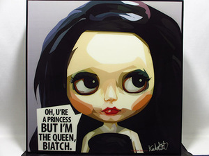 [ new goods No 465] pop art panel Blythe doll Queen