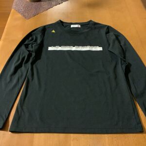 ルコックスポルティフ 長袖Tシャツ トレーニングウェア(S)ブラック