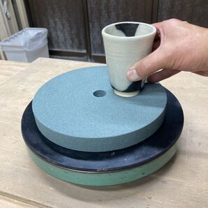 陶芸道具 陶芸用品 陶芸 砥石 ハマスリ 手回しろくろ ゴムシッタ25cm付き