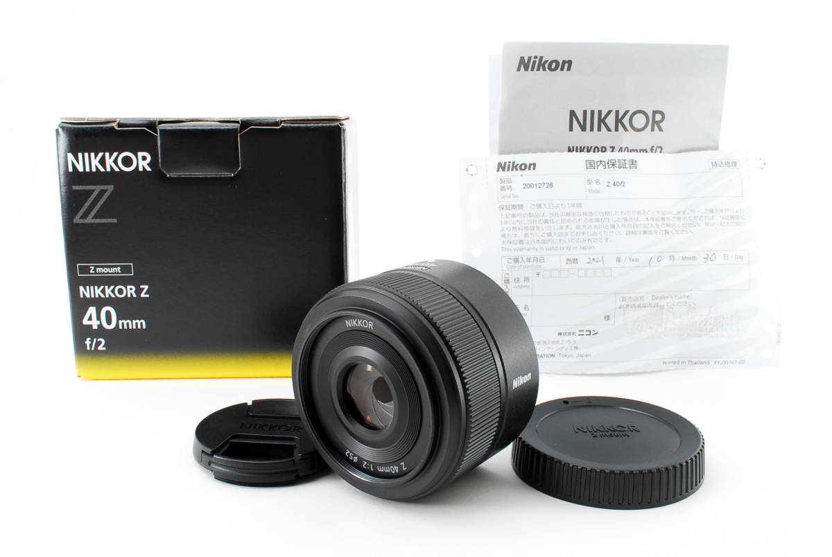 ニコン NIKKOR Z 40mm f/2 (SE) オークション比較 - 価格.com