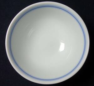平成期　最高峰　天草白磁　茶碗　コバルト　昆布図　陶房泰　陶磁器研究