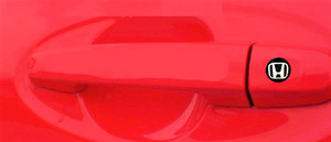 Модно! H Mark 3D Mini Emblem около 14 мм x 2 дверного ключа цилиндра внутреннее дверное зеркало Смарт -ключ внешний мобильный телефон