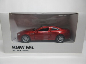 ★超レア　稀少★カッコいい★BMW M6 ミニカー★少し大きめ★1/43 ★レッドメタ　赤★新品・未使用品★定形外送料３５０円★