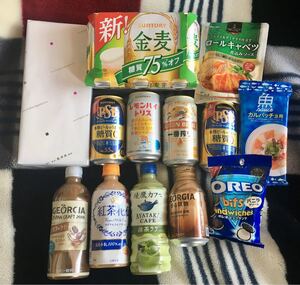 【パーティー、宅飲みに】ビール、レモンハイ、ソフトドリンク14本と簡単料理ソース、風月堂のゴーフルなどアソートセット