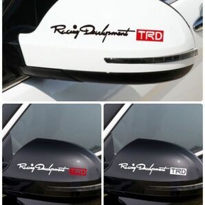 TRD ステッカー トヨタ ドアミラーステッカー ドレスアップの画像1