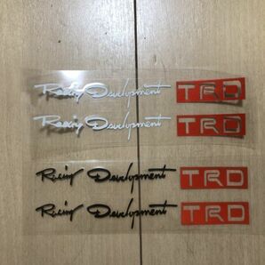 TRD ステッカー トヨタ ドアミラーステッカー ドレスアップの画像4
