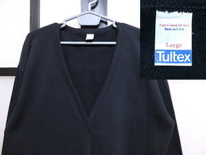 US old clothes 80staru Tec s sweat cardigan USA made / 80 period TULTEX sweat pants America made 