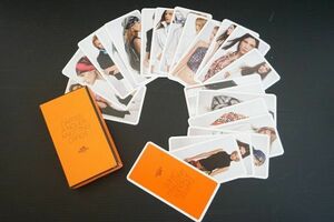 【即決】KNOTTING CARDS HERMES エルメス ノベルティ ノッティングカード スカーフ巻き方 総数22枚【643575】