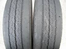 中古 ブリヂストン デュラヴィス R205 205/70R16 111/109 L LT 205/70-16 2本 トヨタ ダイナ デュトロ トヨエース フロント 予備 スペア_画像7