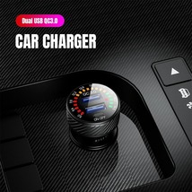 【クイックチャージ対応】急速充電 Dual Quick Charge 3.0対応 ｘ2ポート 電圧計搭載 デュアルポート 12/24v対応 カラー【レッド】_画像5