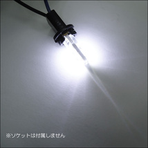  LEDバルブ (282) ホワイト 10個セット 12V T10バルブ シリコン透光レンズ COBチップ メール便送料無料/20_画像7