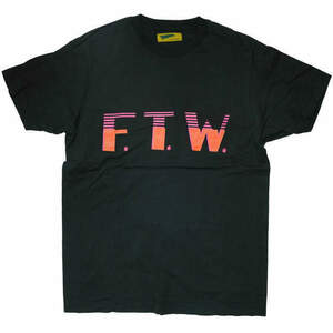 HURRAY HURRAY フレイフレイ フレーフレー 日本製 F.T.W. TEE ロゴプリントTシャツ H1648 1 ブラック 半袖 FTW トップス g5965