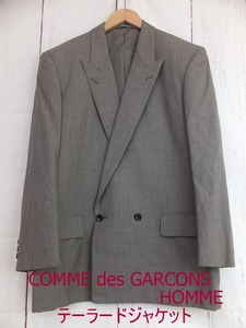 COMME des GARCONS HOMME コムデギャルソン オム テーラードジャケット ブラウン 毛100% M DJ-61022M AD1996