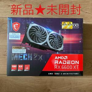 【新品未使用】Radeon RX 6600 XT MECH 2X 8G OC