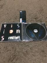 milet visions CD アルバム 通常盤 Ordinary days SEVENTH HEAVEN Fly High Outsider checkmate Who I Am Loved By You On the Edge_画像3