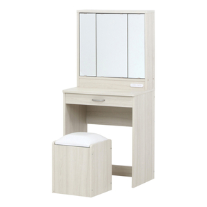  dresser three surface mirror chair attaching outlet attaching white [ new goods ][ free shipping ]( Hokkaido Okinawa remote island postage separately )