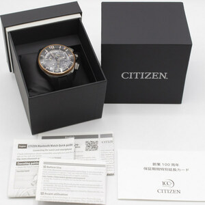 シチズン エコ・ドライブ BZ1044-08E Bluetooth 腕時計 スマートウォッチ 100周年記念限定モデル W770 CITIZEN 本体