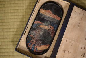 【和】古美術収集家買出品　中国古玩　唐物　古墨　墨彫刻有書道具　保管箱有　硯　墨　明　乾隆　民国　書画　(3565)