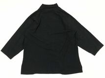 ■ YOHJI YAMAMOTO POUR HOMME ヨウジヤマモト プールオム ■ ワイド ビッグシルエット シャツ コート ブラック 1_画像3