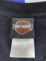 中古美品　made in USA HARLEY-DAVIDSON FT. LAUDERDALE,FLORIDA 胸ポケットコットンTシャツ　Lサイズ ブラック_画像3