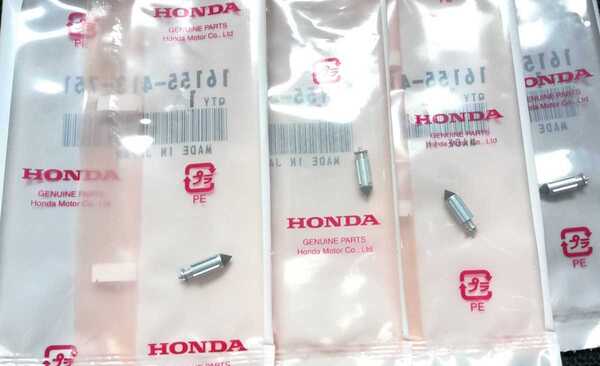 HONDA CBX400F CBX550F CBR400F 新品 ホンダ 純正 キャブレーター フロート バルブ 4個