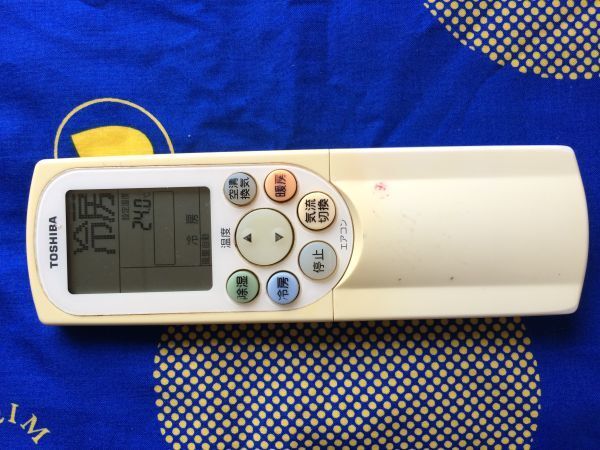 東芝★送料無料★純正★エアコン用リモコン★WH-F1S★中古★動作品★返金保証あり