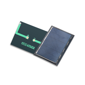 単結晶 ポリクリスタル ソーラーパネル 電池 バッテリー モジュール エポキシ ボード PET 発電 太陽光 3V 100mA 65x48mm