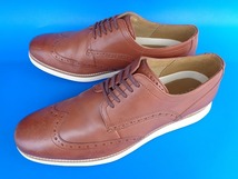 11140■美品 最高級 COLE HAAN ORIGINAL GRAND コールハーン オリジナル グランド ウィングチップ 茶 10 1/2M 28.5 C26471_画像1