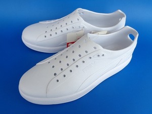 11188# new goods dead PUMA FUTURE SUEDE INJEX Puma Future suede in jeks white sandals sneakers 28 cm 356541-06