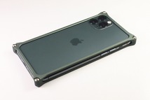 ●未使用 ギルドデザイン ★ GI-426MG iPhone 11Pro ジュラルミン削り出しケース ソリッドバンパー マットグリーン アイフォン11プロ_画像5