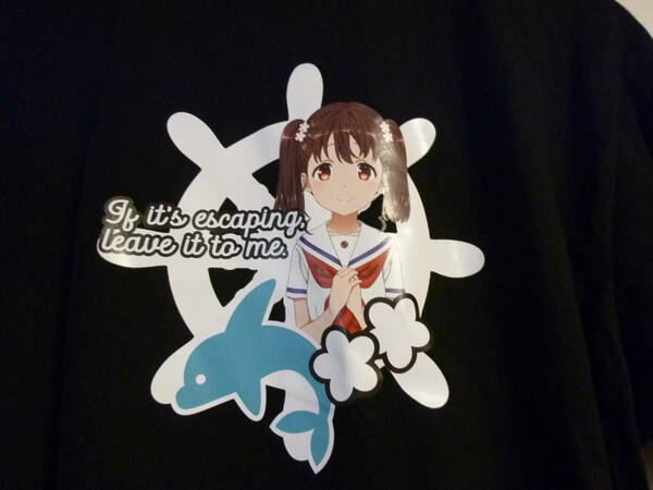 [即決]劇場版 ハイスクール・フリート　岬明乃 バックプリントTシャツ（半袖） LLサイズ ☆タグ付き・新品・未使用★