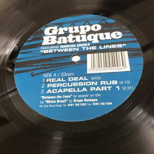Grupo Batuque Featuring Marcina Arnold - Between The Lines　(used)
