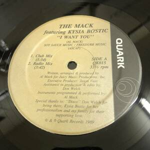 The Mack Featuring Kysia Bostic - I Want You　(used)