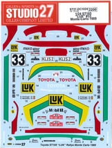 【STUDIO27】1/24 ST165 LUK #33 Monte-Carlo '89 デカール_画像1