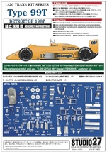 【STUDIO27】1/20 ロータス99T デトロイトGP 1987 トランス★再生産★_画像2