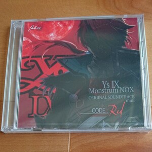 未使用 イース9 -monstrum nox- オリジナルサウンドトラック ミニ コード:レッド