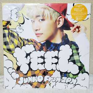 【超貴重!!!】JUNHO from 2PM★FEEL★完全生産限定盤 豪華LPサイズケース仕様★BIG PHOTO 8枚完備 美品 ジュノ 即決