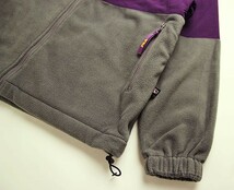 FILA HERITAGE (フィラ) フリースジャケット ROC NEIGE Fleece Jacket Purple×Grey_画像2