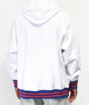 CHAMPION (チャンピョン) US パーカー プルオーバー Champion Rib Trim White Hoodie (B品)_画像2