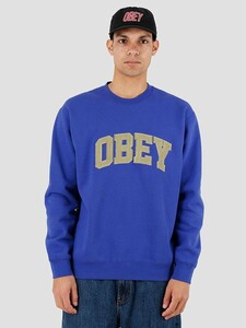 OBEY (オベイ) トレーナー スウェット Uni Crew Blue