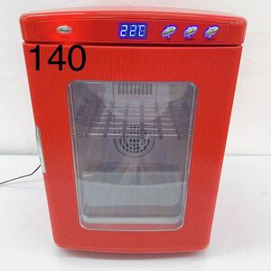  CR17【動作品】ポータブル保冷温庫 XHC-25 25L 家庭用 ディスプレー型 レッド 赤 保冷器具 冷蔵庫 中古 現状品