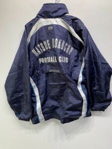 東京都　江戸川区立松江第六中学校　サッカー部　ウィンドブレーカー　上着　紺/ネイビーLサイズ　MIZUNO/ミズノ　G904