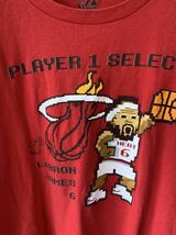 バスケットボール　NBA　Tシャツ　二枚セット　Majestic　2XL　黒／ブラック　赤／レッド　スポーツ 　　G1053洗濯済み_画像6