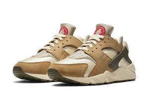 27cm US9 NIKE STUSSY AIR HUARACHE LE DESERT OAK ナイキ エアハラチ ステューシー デザート オーク DD1381-200 force 1 mid low fossil