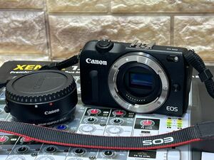 キヤノン Canon EOS M2 デジタルレンズカメラ + マウンテンアダプター EF-EOS M バッテリーなし 動作確認済み!!
