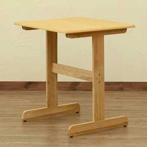 ダイニングテーブル 正方形 二人用 アウトレット価格 新品 木製 作業台 テーブル 北欧 デスク 激安 ナチュラル色