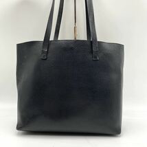 【極美品】GUCCI グッチ メンズ トートバッグ ショルダー ビジネスバッグ 肩掛け レザー 黒 ブラック A4可 大容量 ゴールド金具 レディース_画像2