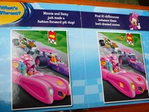 ☆ ディズニー Disney ミッキー&ザ・ロードスター・レーサー 絵本◆MICKEY AND THE ROADSTER RACERS GO,GO,GO FirstLOOKandFind 791円_画像4