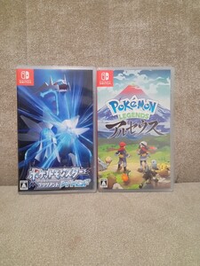 ポケットモンスター ブリリアントダイヤモンド ポケモン LEGENDS アルセウス 2点セット