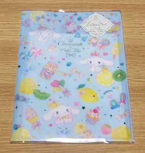  Sanrio Cinnamoroll ..... collaboration A5 clear file attaching letter set new goods * unopened 